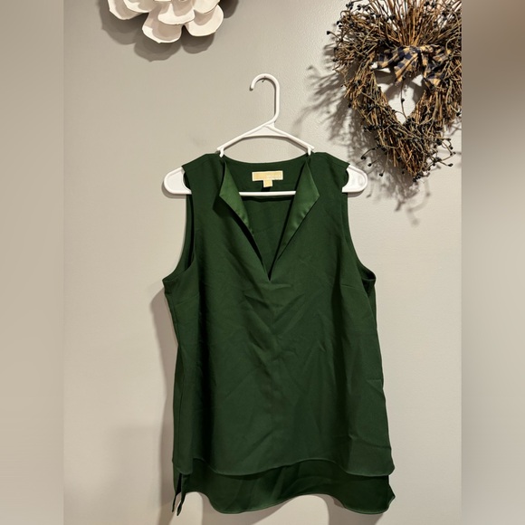 MICHAEL Michael Kors Tops - MICHAEL Michael Kors Green Tank Top Women’s size Large